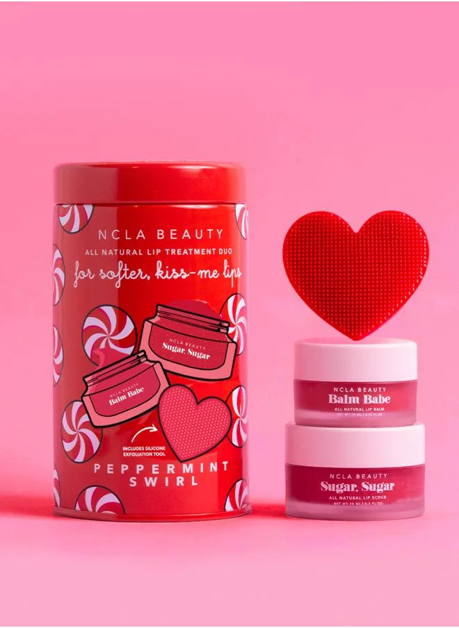 إن سي إل إيه Peppermint Swirl Lip Treatment Set