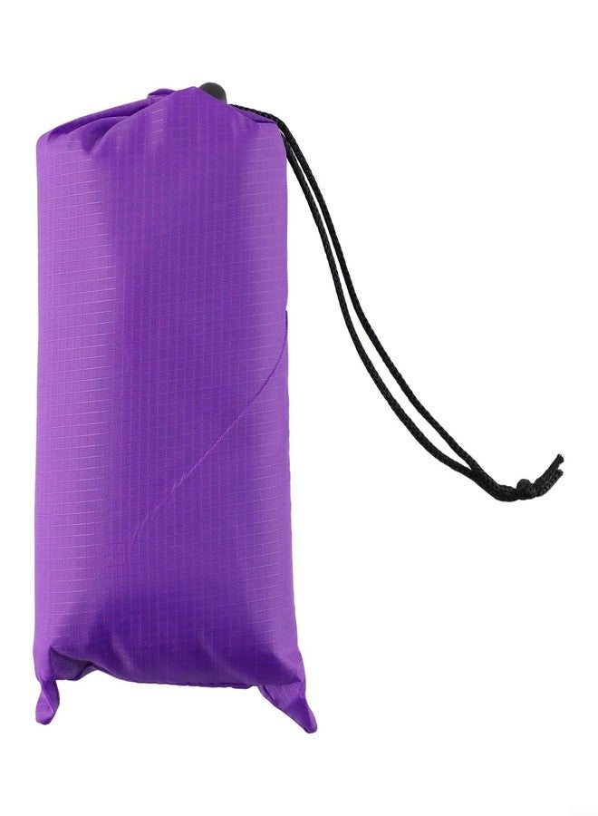 Drhomeam Camping Rain Tarp, Camping Tarp,Camping Pad,Portable Sun Shade Shelter for Outdoor Adventures,Tent Camping Essentials(Purple 140x200CM) - Image 1
