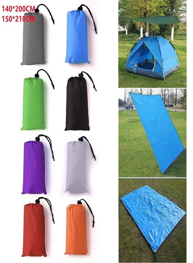 Drhomeam Camping Rain Tarp, Camping Tarp,Camping Pad,Portable Sun Shade Shelter for Outdoor Adventures,Tent Camping Essentials(Purple 140x200CM) - Image 4