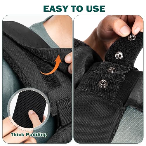 LEKÄRO Adjustable Weighted Vest for Men Women – Tactical Vest for Rucking, HIIT & CrossFit, Fits 10x12 Plates, 600D Breathable Weight Vest & Exercise Vest for Strength Training, Weights Not Included - Image 4