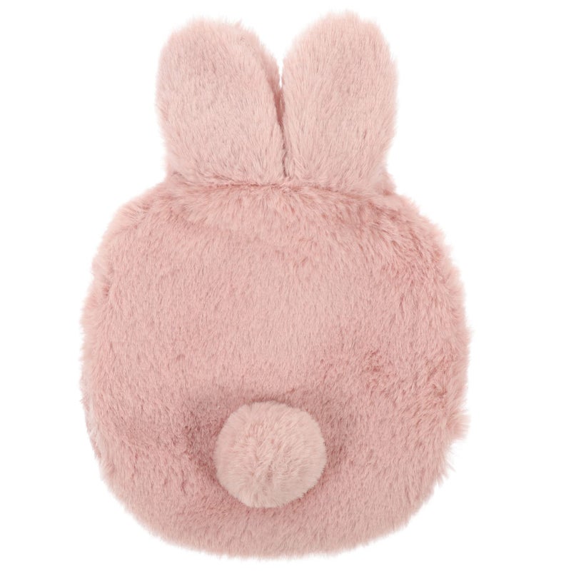 Detachable Plush Rabbit Hot Water Bottle Portable Insulated Pouch for Winter Outdoor Use - Image 1