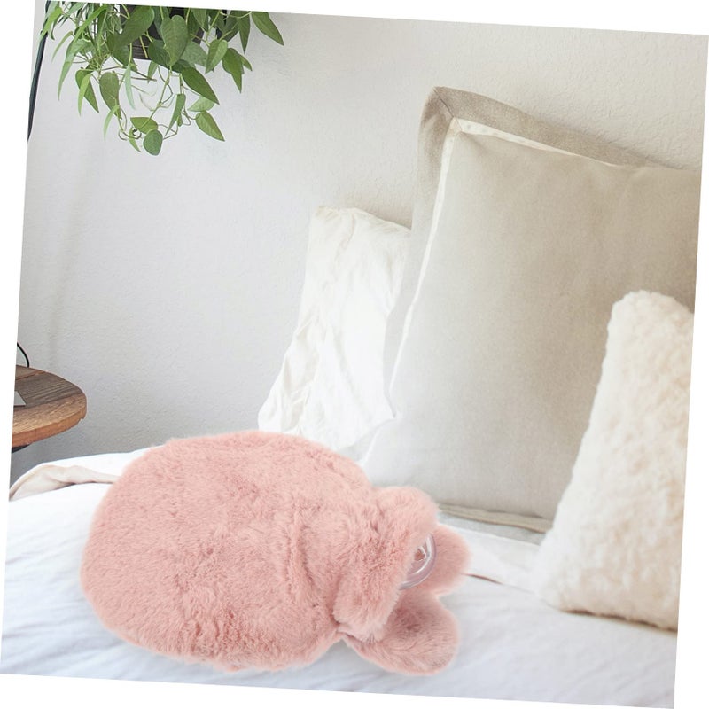 Detachable Plush Rabbit Hot Water Bottle Portable Insulated Pouch for Winter Outdoor Use - Image 4