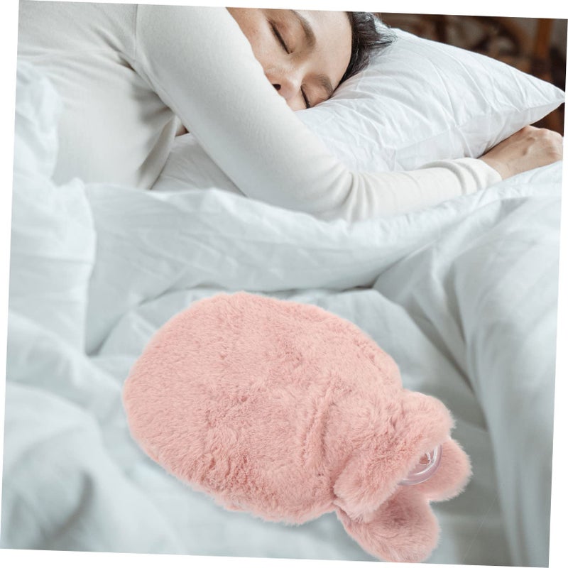 Detachable Plush Rabbit Hot Water Bottle Portable Insulated Pouch for Winter Outdoor Use - Image 5
