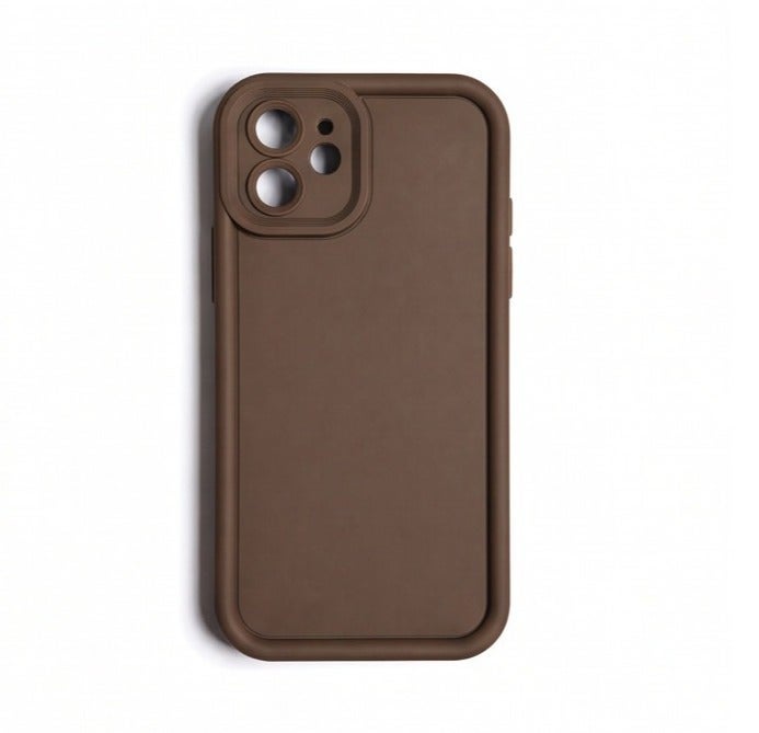 Fashion Protective Back Cover Case Compatible with iPhone 11 Brown - Image 1