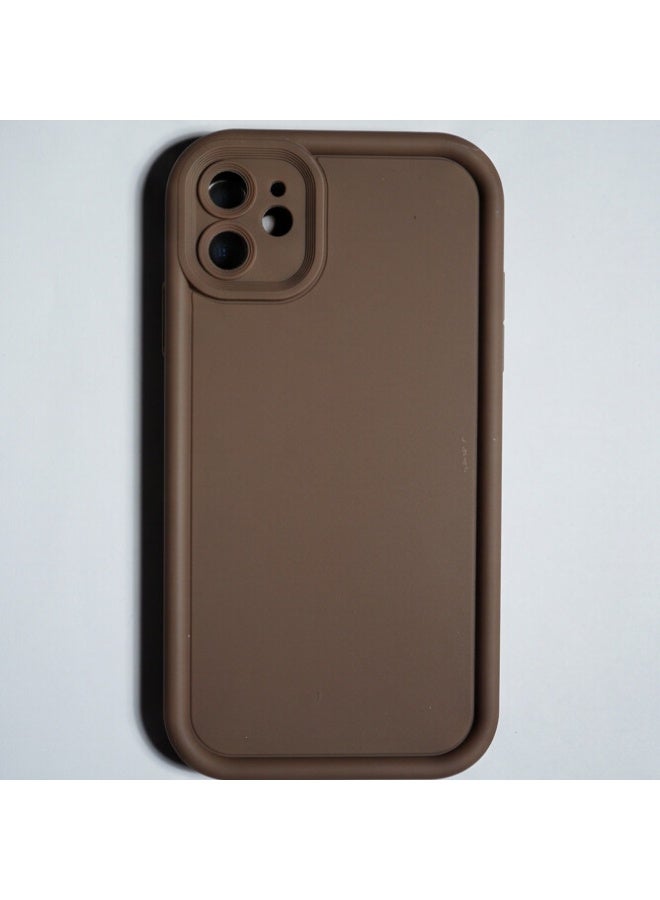 Fashion Protective Back Cover Case Compatible with iPhone 11 Brown - Image 3