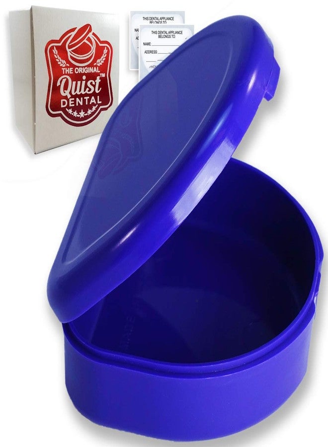 Quist Dental QUIST (TM) Solid Orthodontic Retainer Case (Purple) - Image 1