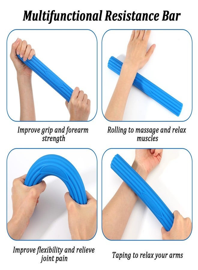 Kifmurase 4PCS Flex Therapy Bars, Tennis Elbow Therapy Bar, Physical Resistance Bar for Golfers Elbow Tendinitis Wrist Forearms Pain Relieve, Twist Bars Hand Strengthening Devices to Improve Grip - Image 5