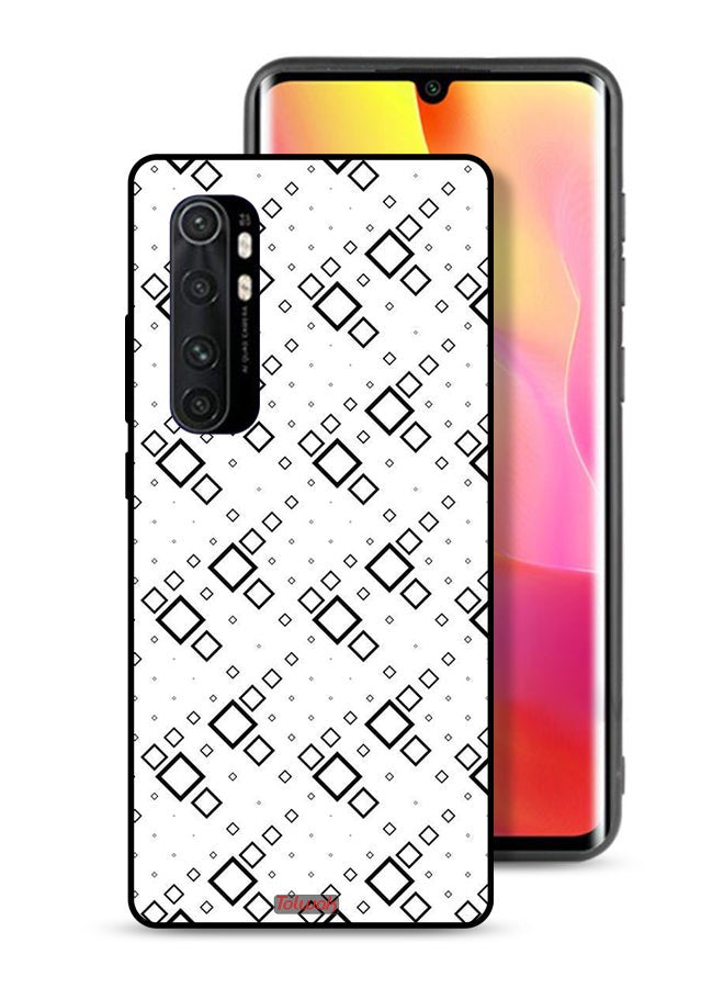 Tolwak Xiaomi Mi Note 10 Lite Protective Case Cover Square Abstract Digital Art - Image 1