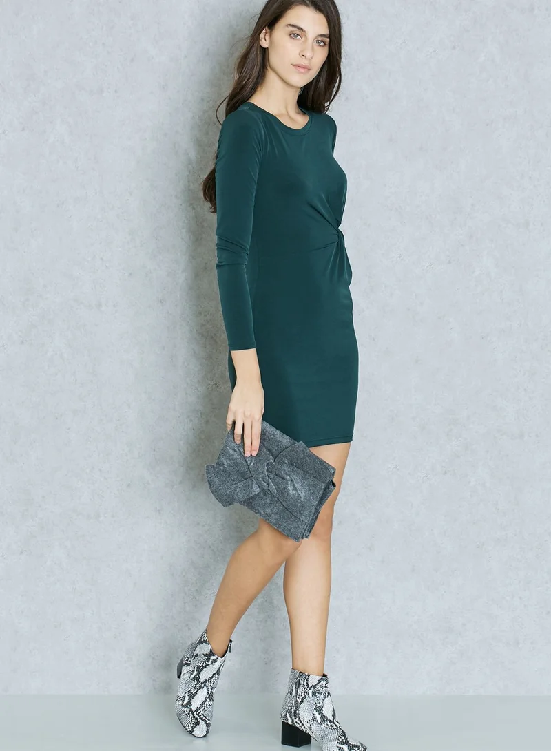 FOREVER 21 Front Knotted Bodycon Dress