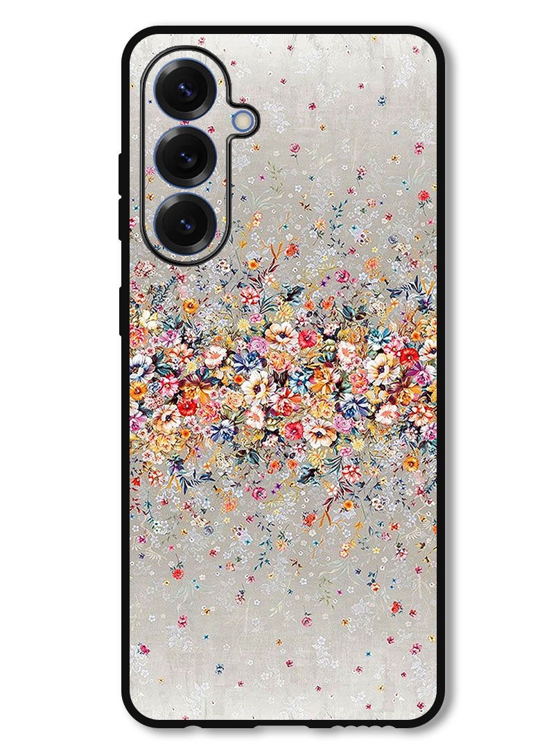 Theodor Protective Case Anti Scratch Shock Proof Bumper Cover For Samsung Galaxy S25 Small Flowers Abstract Art - Image 1