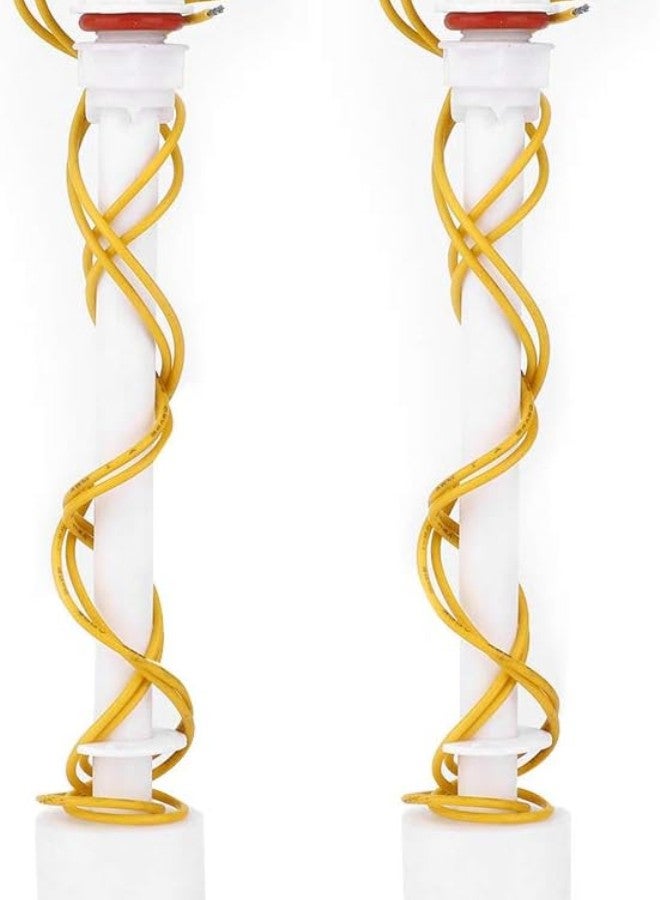 klarako 2pcs PP Plastic Float Switch Water Tank Pool Liquid Level Sensor Controller P13010 Convenient to Use