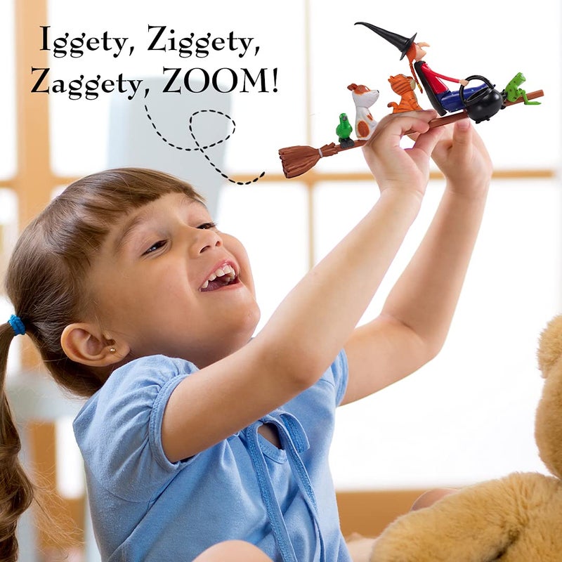WOW! STUFF Julia Donaldson The Room On The Broom Story Time Set | Collectable Articulated Character Action Figures | Official Toys and Gifts from The Books, TV and Animation Movie Series - Image 5