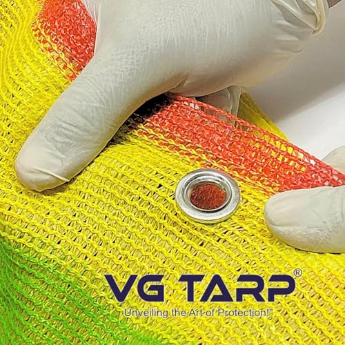 VG TARP Multicolor Shade Net 90% UV Protected for Terrace, Garden, Greenhouse, Balcony & Multipurpose Gardening | Durable Sun Protection Net for Plants & Outdoor Use | Size 10FTX10FT - Image 5