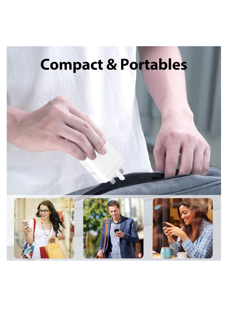 80W SuperVooc Charger for OnePlus 13/12/12R/11/10Pro/10R, 80W Warp Charger for OnePlus 9Pro/9/8T/Nord 2T/9R/9RT/N30 CE 3 4,Super Fast USB C Wall Charger Block Replacement with 3.3ft Ultra Fast Type - Image 3