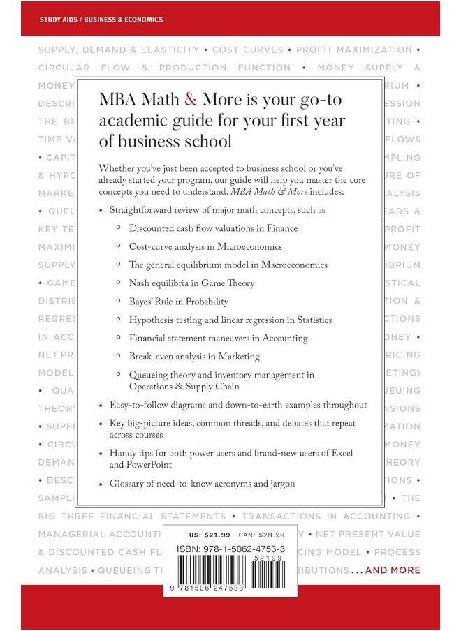 null - MBA Math & More: Concepts You Need in First Year Business School - Image 1