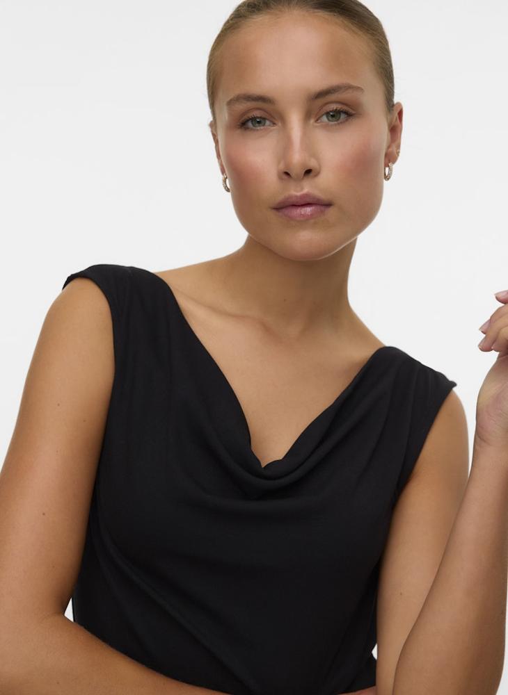 VERO MODA Vmjolene Sleeveless Waterfall Top - Image 3