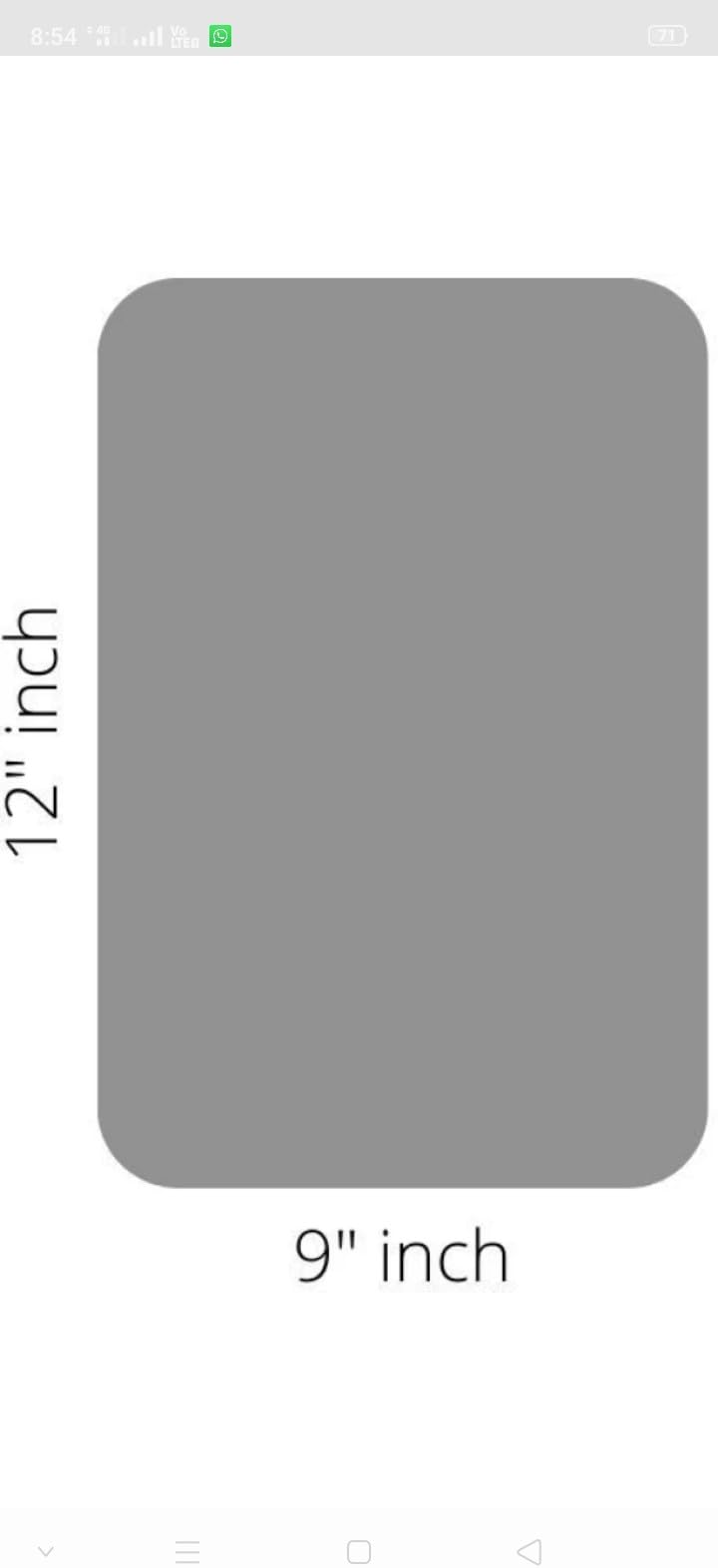 CDM Small Rectangular Frameless Mirror – 12x9 Inch Wall-Mounted Glass, Clear Reflection, Lightweight Design, Perfect for Bathroom, Vanity, Bedroom, Entryway, or Guest Room - Image 2
