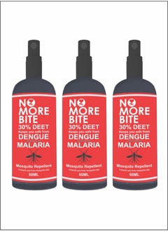 Bundle offfer - 3pc - No More Bite - High-DEET Repellent for Dengue and Malaria Defense