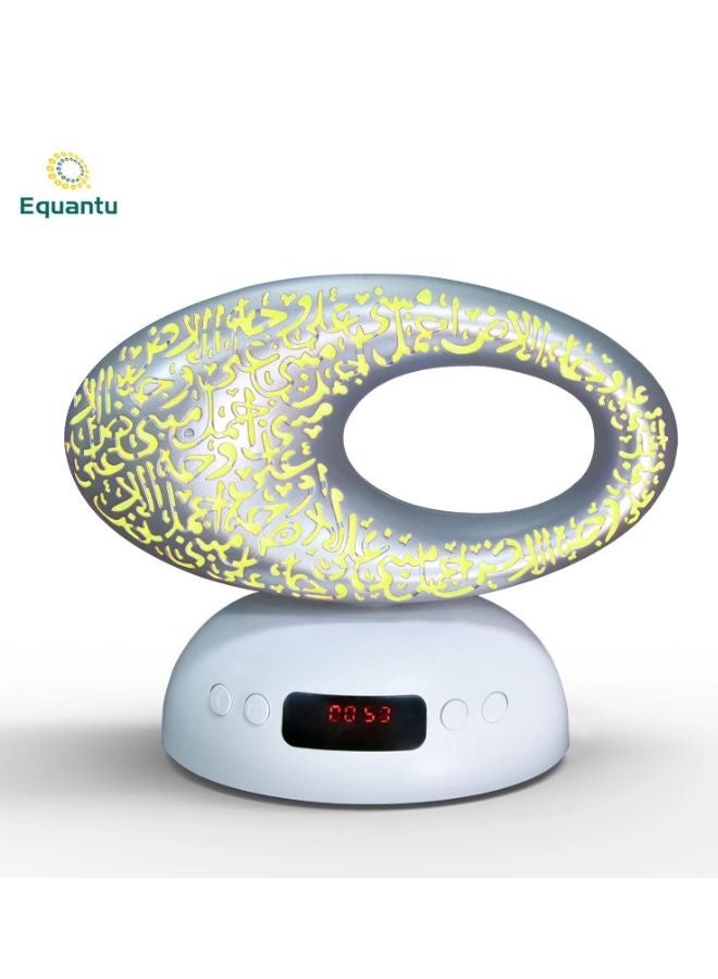 Equantu SQ606 Quran Speaker Museum Of The Future Design Digital Quran Speaker Wireless LED with Azan Clock and App control - Image 4