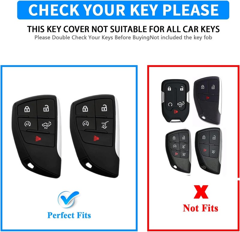 QBUC Heavy Zinc Alloy Key Fob Cover for Chevy and GMC - Image 2