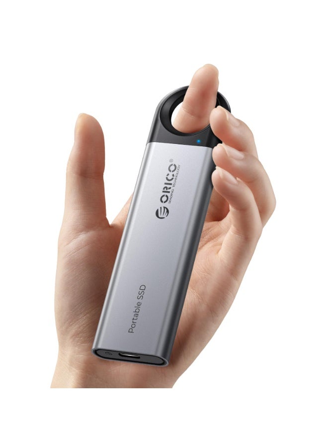 أوريكو 256 جيجابايت SSD الخارجي حتى 1050 ميغابايت/ثانية، معلقة هول التصميم المحمول الحالة الصلبة محرك، USB C&A 2 في 1 كابل، موثوق تخزين ل Type-C الهواتف الذكية، أجهزة الكمبيوتر المحمولة -C1056.  - Image 1