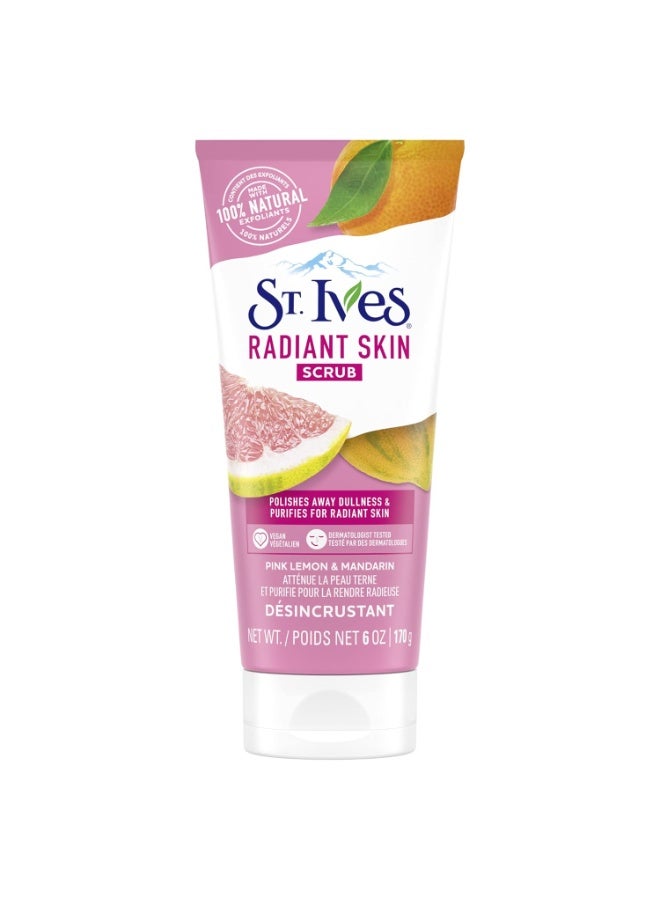 ST. Ives St. Ives Even & Bright Pink Lemon & Mandaran Orange Scrub, 150 ML 