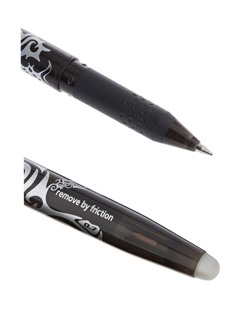 PILOT قلم حبر جاف قابل للمسح 4 قطع 0.7 مم حبر أسود - Image 2