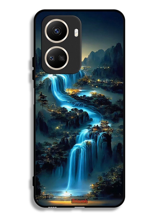 Tolwak Huawei nova 10 SE Protective Case Cover Waterfall Art - Image 2