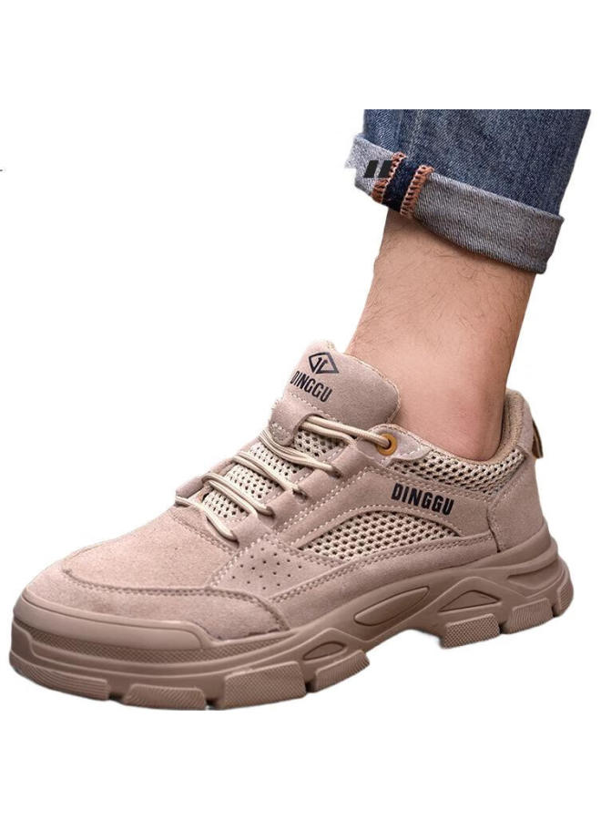 Dinggu Men'S Steel Toe Work Shoes, Four Seasons Anti-Slip Wear-Resistant Anti-Smashing Anti-Piercing Construction Site Work Shoes Jd1183Mhw39 - Image 3