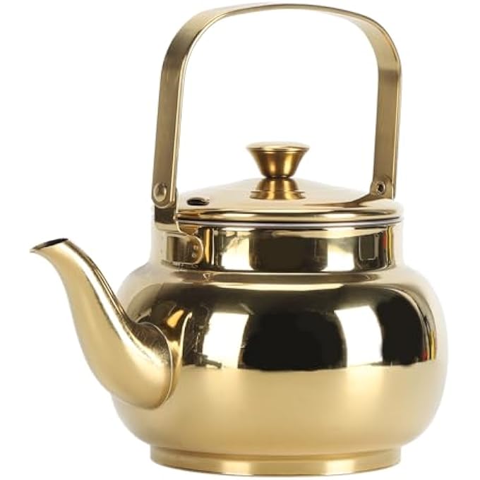 Sorandy Stovetop Tea Kettle Stainless Steel Teapot With Infuser Stovetop Teapot For HomeRestaurantHotelBbqHikingCamping 1 - Image 5