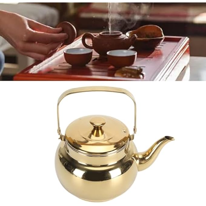 Sorandy Stovetop Tea Kettle Stainless Steel Teapot With Infuser Stovetop Teapot For HomeRestaurantHotelBbqHikingCamping 1 - Image 3