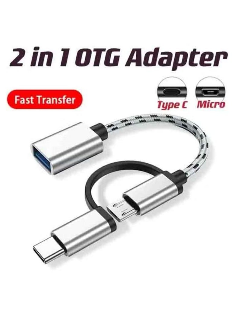 Go-Des 2 IN 1 OTG CONNECTOR Micro + Type C GD-CT033 - Image 3