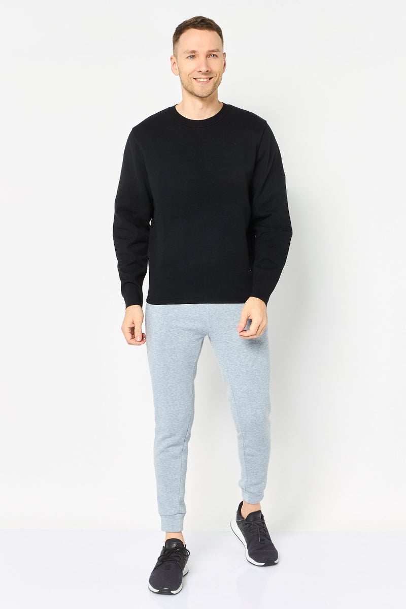 Nike سويت شيرت نايك × تيك باك للرجال بأكمام طويلة وقبة دائرية، أسود - Image 3