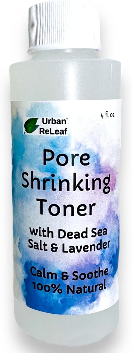 Urban ReLeaf Pore Shrinking Toner with Lavender  Dead Sea Salt Smooth Tight Skin 100 Natural Calm  Soothe Irritation