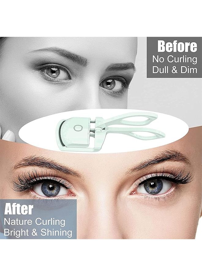 Generic Heated Eyelash Curler Rechargeable Electric Eyelash Curler with Silicone Heating Pads - Image 3