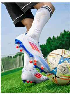 SKT Shiketro Men's Football Shoes Non-Slip Adult Grass Professional Training Shoes Outdoor Breathable Sports Shoes Track And Field Running Mesh Shoes  - Image 3