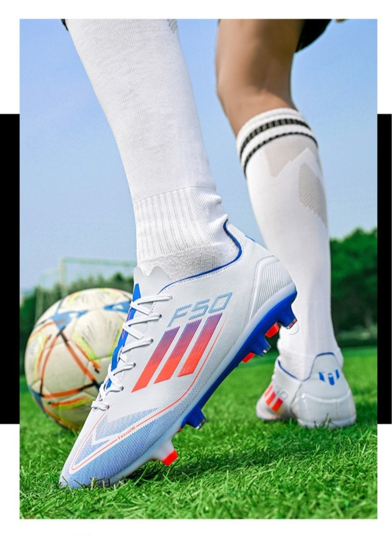 SKT Shiketro Men's Football Shoes Non-Slip Adult Grass Professional Training Shoes Outdoor Breathable Sports Shoes Track And Field Running Mesh Shoes  - Image 5