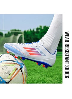 SKT Shiketro Men's Football Shoes Non-Slip Adult Grass Professional Training Shoes Outdoor Breathable Sports Shoes Track And Field Running Mesh Shoes  - Image 4