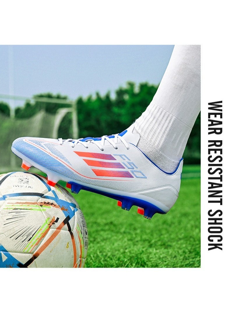 SKT Shiketro Men's Football Shoes Non-Slip Adult Grass Professional Training Shoes Outdoor Breathable Sports Shoes Track And Field Running Mesh Shoes  - Image 4