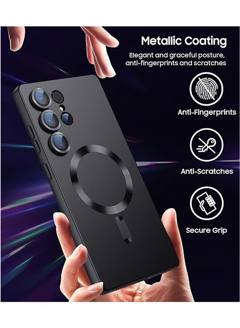 X-level Samsung Galaxy S25 Ultra Case with Full Camera Lens Protection,Soft TPU Anti-Scratch Shockproof Phone Case Cover with Wireless Charging for Samsung Galaxy S25 Ultra 5G,Black  - Image 5