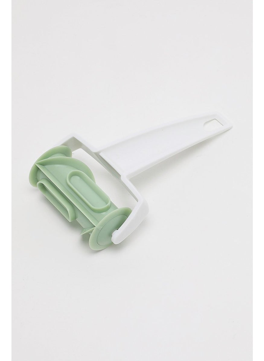 Tchibo Croissant Roller, Green and White  - Image 3