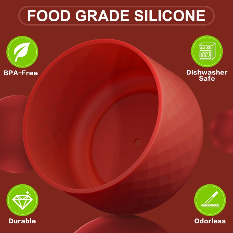 Beonsky Silicone Boot for Owala Water Bottle 24 oz, Anti-Slip Protective Sleeve for FreeSip/Twist/Flip Stainless Steel Water Bottles Accessories - Image 4