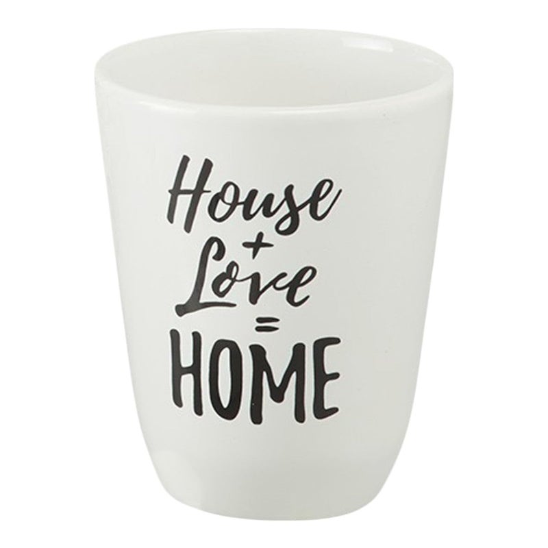 Kookee Ceramic Tumbler Holder – Stylish & Durable Bathroom Organizer (1 Piece) White (09629-TM) - Image 1