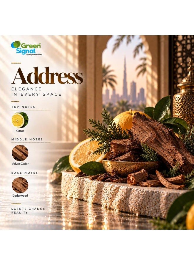 جرين سيجنال زيت عطر  ادريس 500 مل – رائحة عصرية وجذابة لأجهزة الدفيوزر – زيت عطري مركز يدوم طويلًا للمنزل والمكتب - Image 2