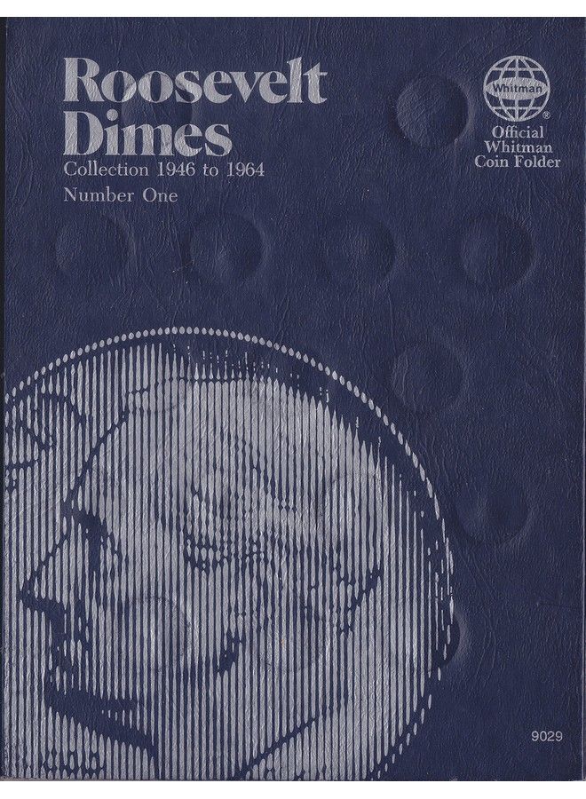 Trifold LLC 19461964 Roosevelt Dime Trifold Whitman No 9029 Coin; Album Binder Board Book Collection Folder Holder Page Portfolio Publication Set Volume - Image 2