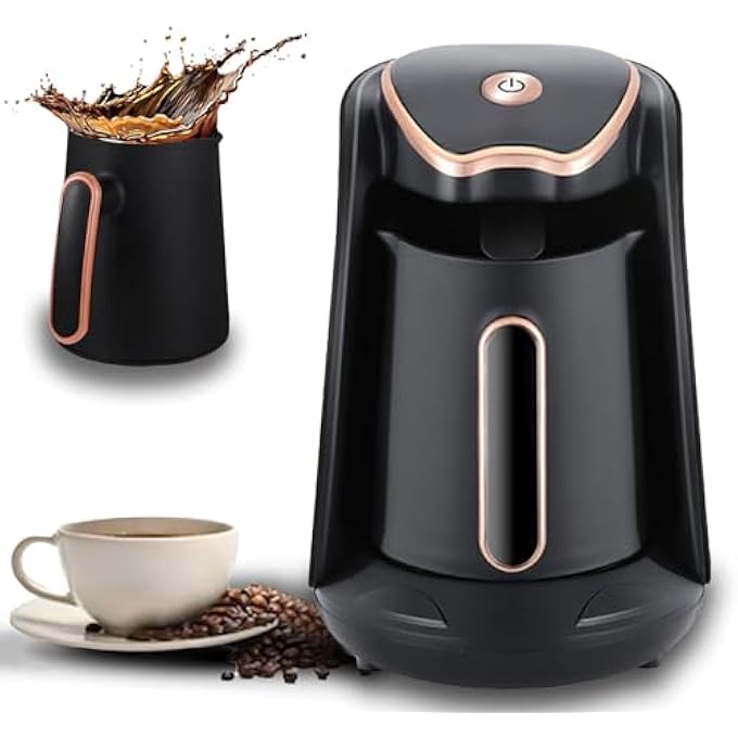 ROUNY Turkish Coffee Maker Electric Coffee Pot Maker Automatic Arabic Greek Coffee Pot Milk Drinks  Different Hot Beverages Maker Turkish Coffee Machine To Make Coffee And Other Hot Beverages - Image 2