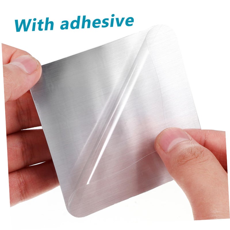 5Pcs Heavy Duty Stainless Steel Adhesive Hooks for Wall Kitchen Bathroom Bedroom - Image 4
