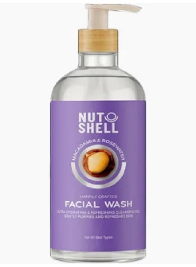 Nut Shell Macadamia & Rose Water Facial Wash 250ml