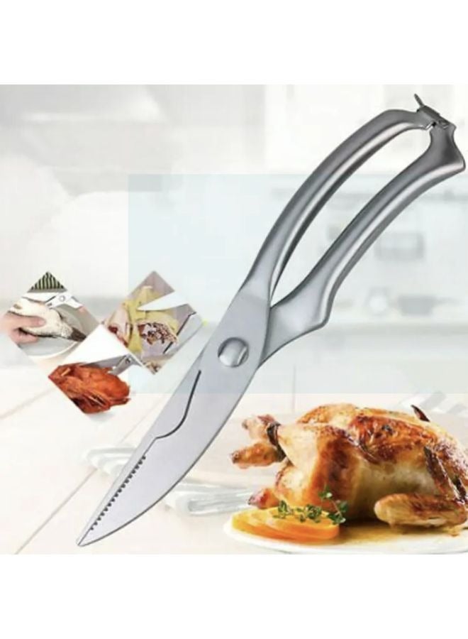 إيزي لايف مقص مطبخ للدواجن شديد التحمل، مقصات مطبخ متعددة الأغراض، مقصات شواء لحم السمك  - Image 1