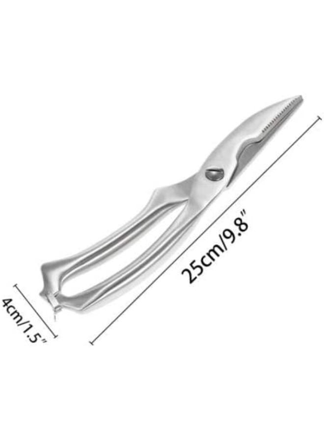 إيزي لايف مقص مطبخ للدواجن شديد التحمل، مقصات مطبخ متعددة الأغراض، مقصات شواء لحم السمك  - Image 2